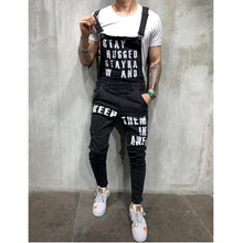 Load image into Gallery viewer, 2019 HOT New Style Men&#39;s Ripped Jeans Jumpsuits Hi Street Distressed Denim Bib Overalls For Man Suspender Pants - SWAGG FASHION
