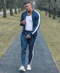 2019 New Men's Autumn Hoodies Tracksuit Set Male Sweatshirt Sweatpants Multi-pocket Fashion Trousers High Street Jackets Sets - SWAGG FASHION