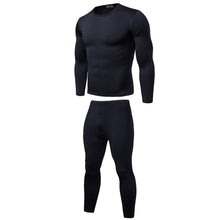 Load image into Gallery viewer, 2019 New Winter Men Thermal Underwear Sets Elastic Warm Fleece Long Johns for Men Polartec Breathable Thermo Underwear Suits - SWAGG FASHION
