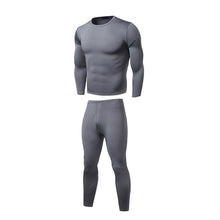 Load image into Gallery viewer, 2019 New Winter Men Thermal Underwear Sets Elastic Warm Fleece Long Johns for Men Polartec Breathable Thermo Underwear Suits - SWAGG FASHION
