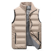 Load image into Gallery viewer, Brand Clothing Vest Jacket Mens New Autumn Warm Sleeveless Jacket Male Winter Casual Waistcoat Men Vest Plus Size - SWAGG FASHION
