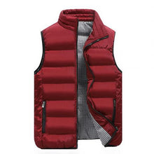 Load image into Gallery viewer, Brand Clothing Vest Jacket Mens New Autumn Warm Sleeveless Jacket Male Winter Casual Waistcoat Men Vest Plus Size - SWAGG FASHION
