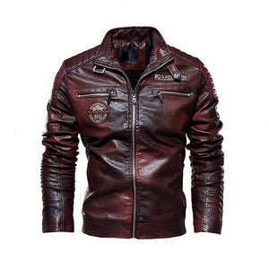 2019 Men's Natural Real Leather Jacket Men Motorcycle Hip Hop Biker Winter Coat Men Warm Genuine Leather Jackets plus size 3XL - SWAGG FASHION