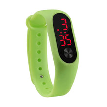 Load image into Gallery viewer, Men Women Casual Sports Bracelet Watches White LED Electronic Digital Candy Color Silicone Wrist Watch for Children Kids - SWAGG FASHION
