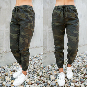 2019 fashion casual military army camouflage pants women high waist loose pants camouflage pants street sweatpants jogger - SWAGG FASHION