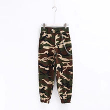 Load image into Gallery viewer, Vangull Harem Pants Womens Jogger Pant Ankle-length 2019 New Spring Fashion Female Side Metal Chain Casual Cargo Pant Camo Print - SWAGG FASHION
