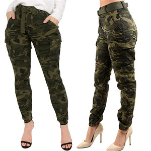 Women Leggings Fitness Military Army Green Pant