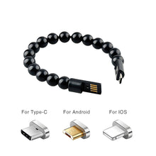 Load image into Gallery viewer, Wearable USB recharging Bracelet Beads recharging Cable flexible USB Phone charging - SWAGG FASHION
