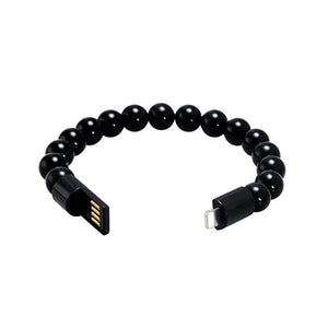 Wearable USB recharging Bracelet Beads recharging Cable flexible USB Phone charging - SWAGG FASHION