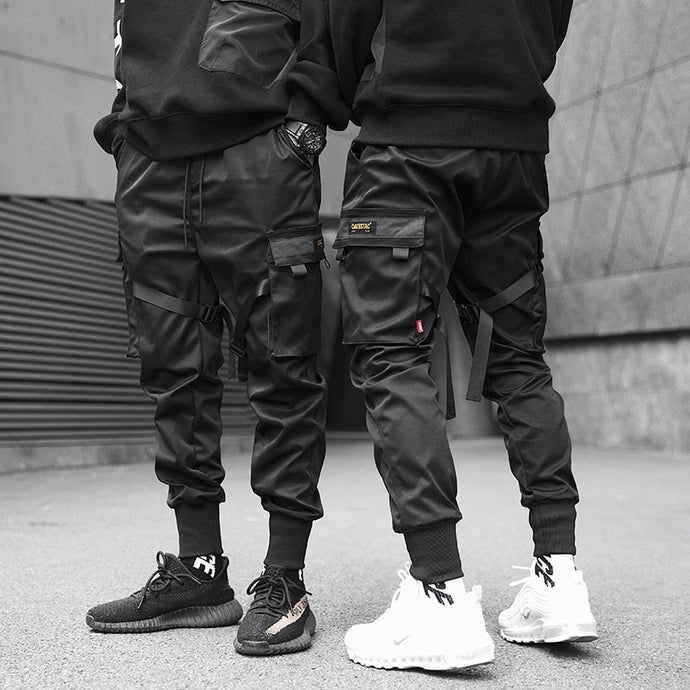 Men Ankle Banded Pants Male Tide Brand Function Tactic Paratroopers Overalls Youth Leisure Fashion Casual Trousers Joggers - SWAGG FASHION