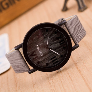 2020 Watches Top Luxury Brand Men Women Watch Roman Numerals Wood PU Leather Band Analog Quartz Vogue Wrist Watches - SWAGG FASHION