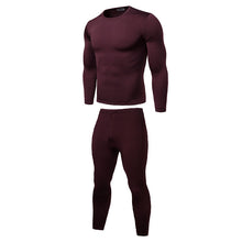 Load image into Gallery viewer, 2019 New Winter Men Thermal Underwear Sets Elastic Warm Fleece Long Johns for Men Polartec Breathable Thermo Underwear Suits - SWAGG FASHION
