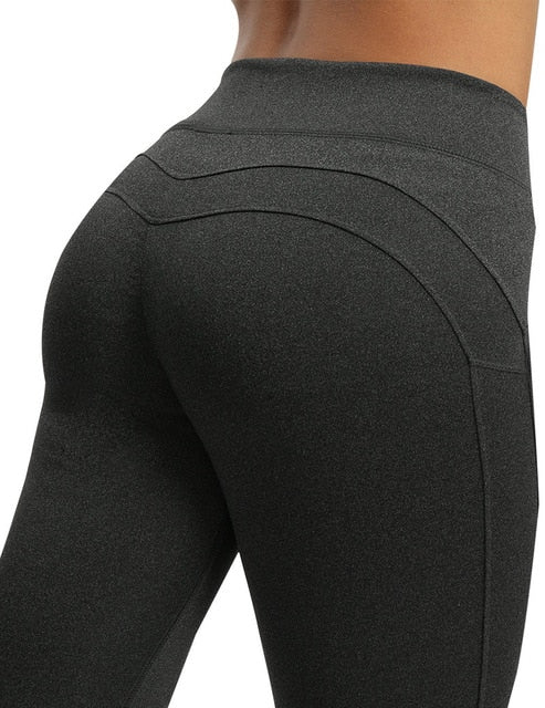 NORMOV Fitness Leggings Women High Waist Workout Push Up Leggins Casual Women Pants Mujer Patchwork Leggings Plus Size Feminina - SWAGG FASHION