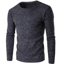 Load image into Gallery viewer, Men Winter Sweater  Solid Color Warm Casual Knitted Pullover Sweaters - SWAGG FASHION

