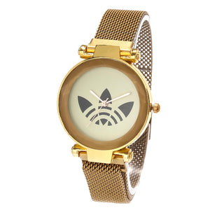 New Women Fashion Watches Luxury Brand AD Women Watch Magnet Wteel Mesh Wtrap Ladies Watch Girl Gift Reloj Mujer Hodinky - SWAGG FASHION