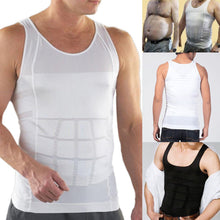 Load image into Gallery viewer, Men Shapers Summer Solid Sleeveless Firm Tummy Belly Buster Vest Control Slimming Body Shaper Underwear Shirt - SWAGG FASHION
