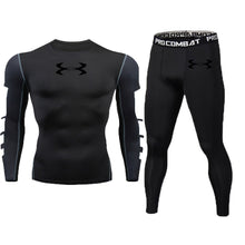 Load image into Gallery viewer, mma rashguard men&#39;s multi-functional fitness a-T-shirt set 3D print men&#39;s trousers thermal underwear MMA Clothing S-XXXXL - SWAGG FASHION
