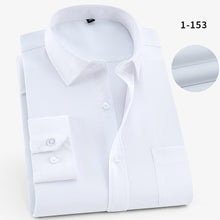 Load image into Gallery viewer, spring men plus big size 14XL striped shirt work Business long sleeve winter 7XL 8XL Dress shirt 9XL 10XL 11XL 12XL 13XL shirts - SWAGG FASHION
