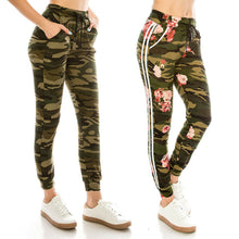 Load image into Gallery viewer, Women Camouflage Joggers Tracksuit Bottoms Trousers Ladies Casual Gym Jogging Sports Drawstring High Waist Pants New - SWAGG FASHION
