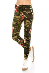 Women Camouflage Joggers Tracksuit Bottoms Trousers Ladies Casual Gym Jogging Sports Drawstring High Waist Pants New - SWAGG FASHION