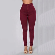 Load image into Gallery viewer, High Waist Trousers Women Stretch Slim Pencil Jeans Pants Female Joggers Clothing Plus Size 3XL Skinny Pants - SWAGG FASHION
