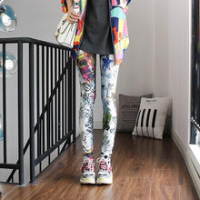 Load image into Gallery viewer, Fashion Leggings Sexy Casual Highly Elastic and Colorful Leg Warmer Fit Most Sizes Leggins Pants Trousers Woman&#39;s Leggings - SWAGG FASHION
