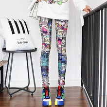 Load image into Gallery viewer, Fashion Leggings Sexy Casual Highly Elastic and Colorful Leg Warmer Fit Most Sizes Leggins Pants Trousers Woman&#39;s Leggings - SWAGG FASHION
