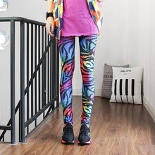 Load image into Gallery viewer, Fashion Leggings Sexy Casual Highly Elastic and Colorful Leg Warmer Fit Most Sizes Leggins Pants Trousers Woman&#39;s Leggings - SWAGG FASHION
