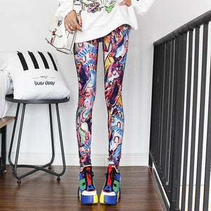 Fashion Leggings Sexy Casual Highly Elastic and Colorful Leg Warmer Fit Most Sizes Leggins Pants Trousers Woman's Leggings - SWAGG FASHION